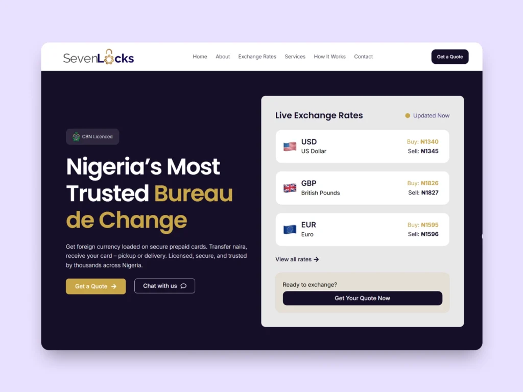 Sevenlocks BDC Website Design Awora Studio